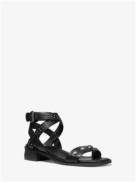 Garner Studded Leather Sandal 